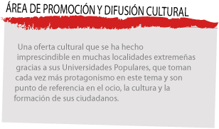 Promoci�n y difusi�n cultural
