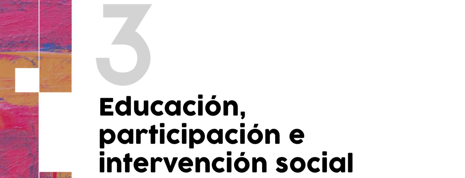 Educación, participacion e intervención social